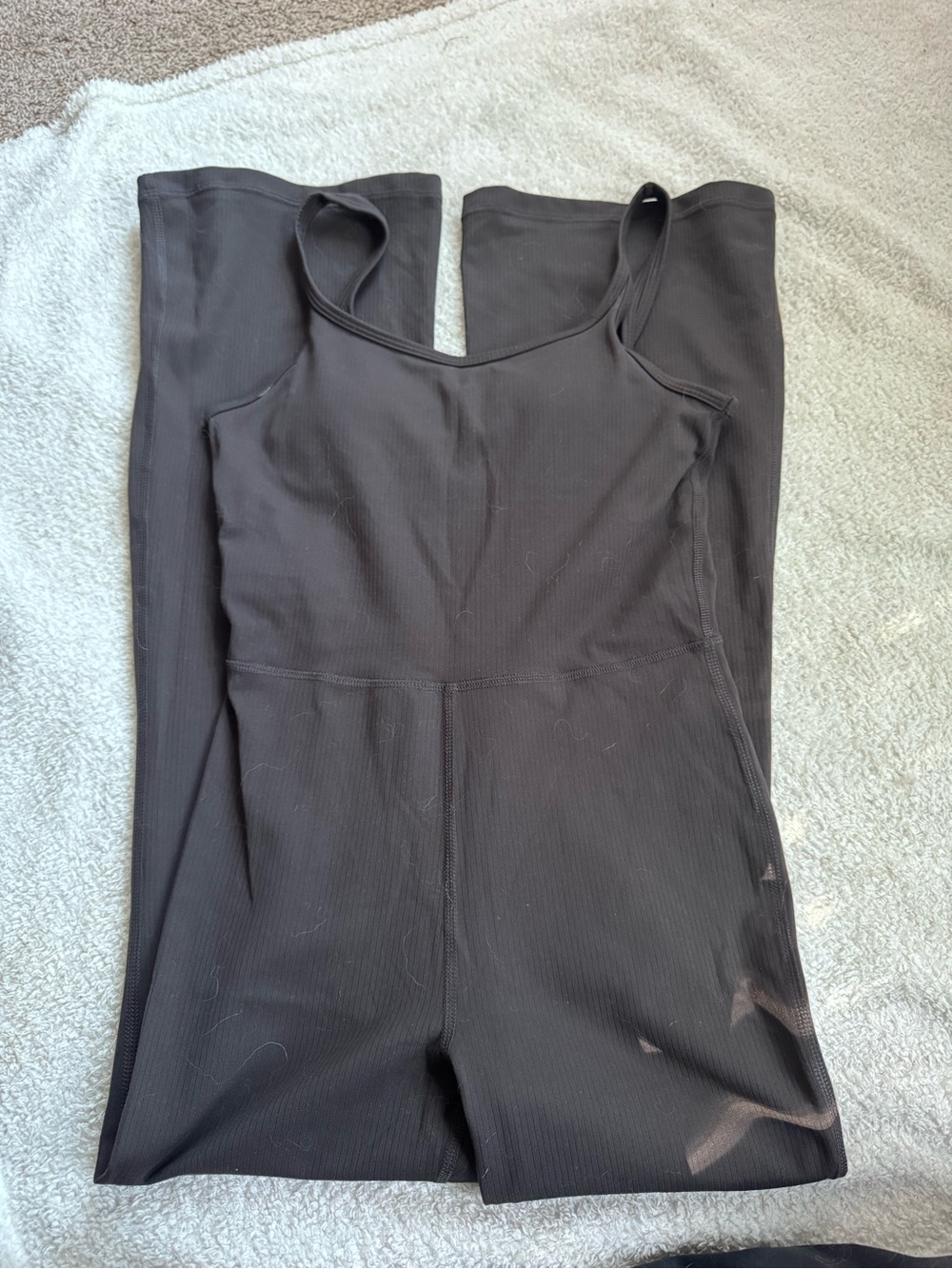 Yogalicious Black Ribbed Kids One-Piece Bodysuit